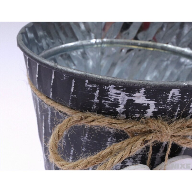 PLECHOVÝ OBAL 13x12cm*ČERNÁ