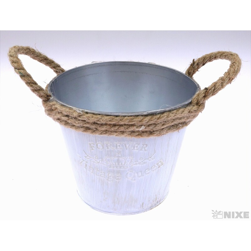 PLECHOVÝ OBAL 16x14cm*BÍLÁ