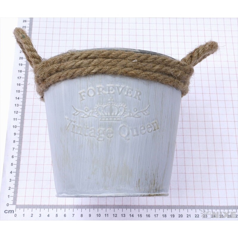 PLECHOVÝ OBAL 16x14cm*BÍLÁ