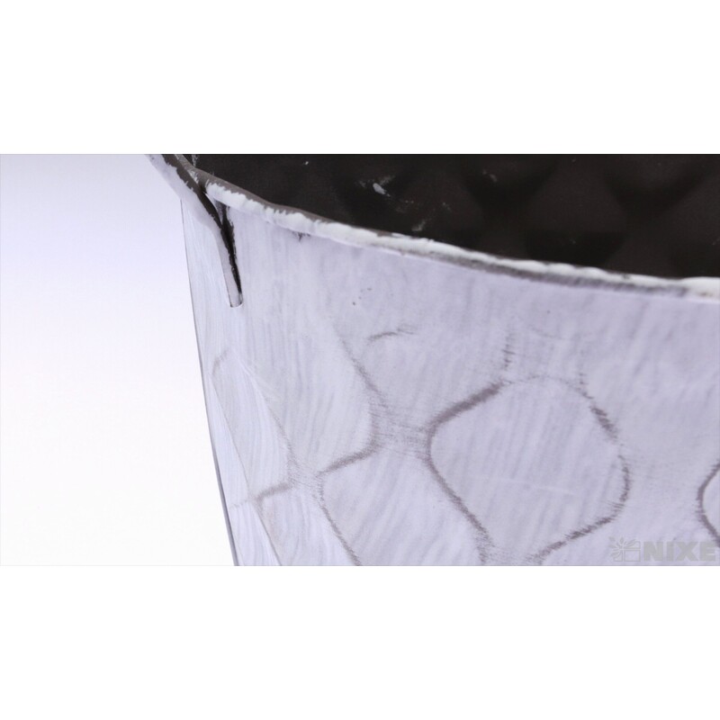 PLECHOVÝ OBAL 15x14cm*BÍLÁ