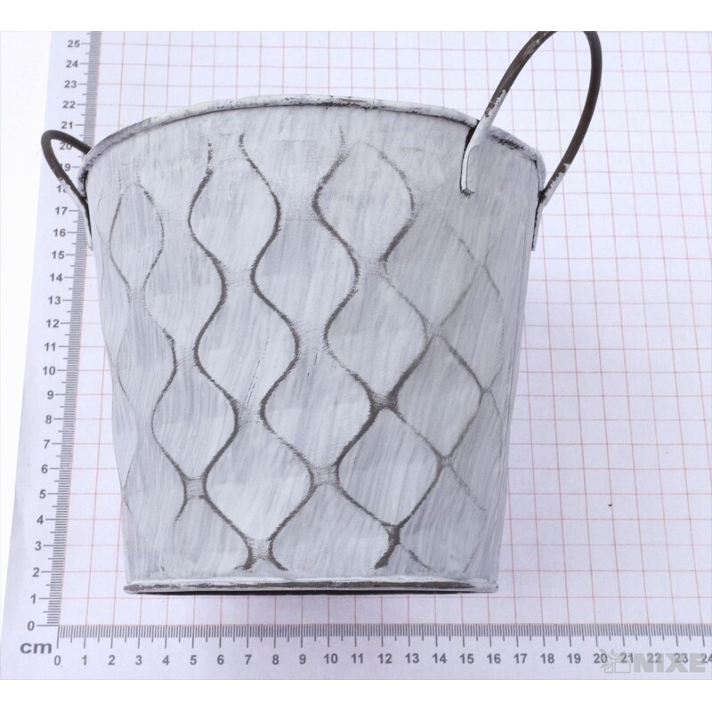 PLECHOVÝ OBAL 15x14cm*BÍLÁ