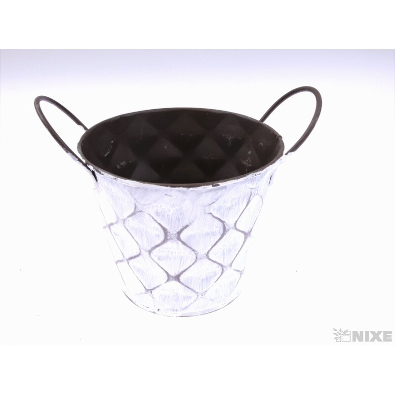 PLECHOVÝ OBAL 14x12cm*BÍLÁ