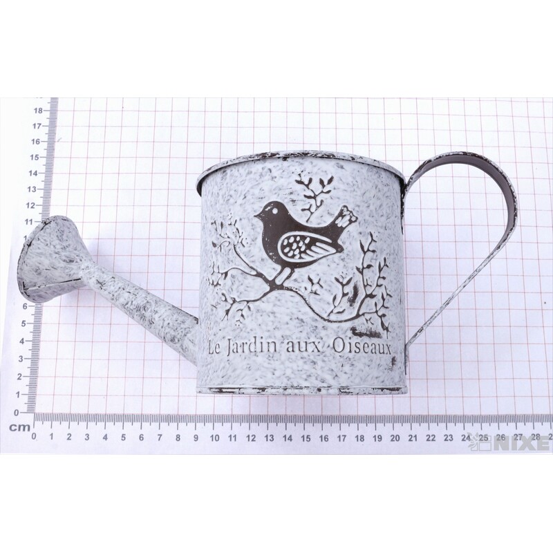 PLECHOVÁ KONEV 10x10cm*BÍLÁ