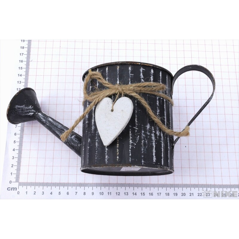 PLECHOVÁ KONEV 10x10cm*ČERNÁ