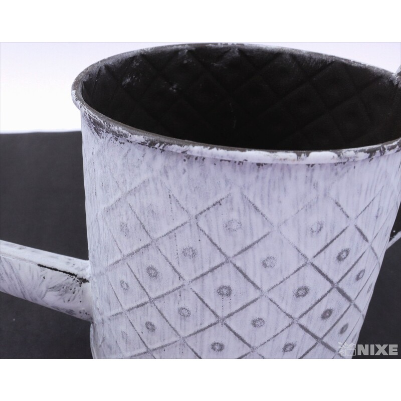 PLECHOVÁ KONEV 10x10cm*BÍLÁ