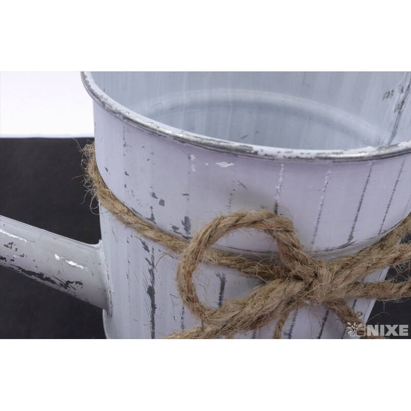 PLECHOVÁ KONEV 10x10cm*BÍLÁ