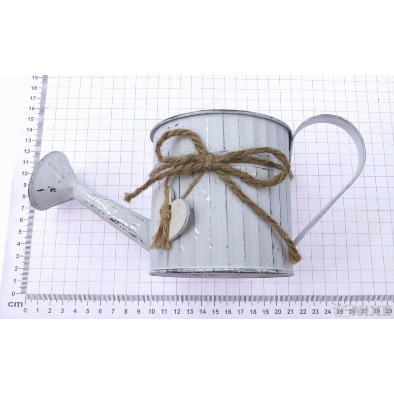 PLECHOVÁ KONEV 10x10cm*BÍLÁ