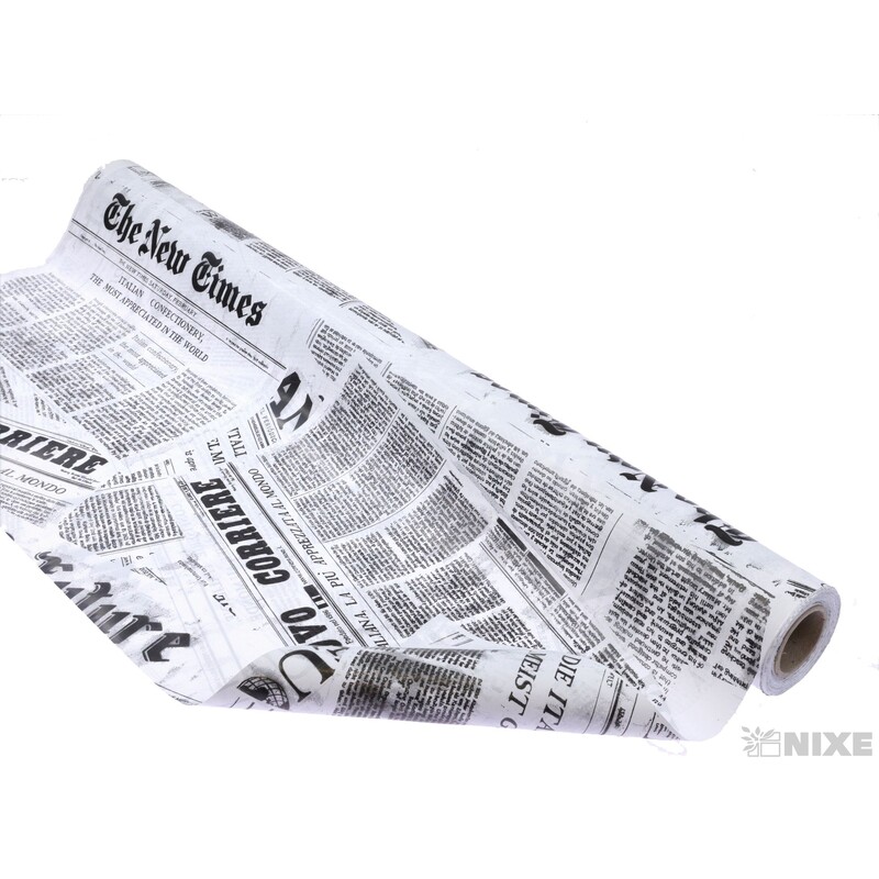 ROLE PLAST NEWSPAPER 70cmx40m*ČERNÁ