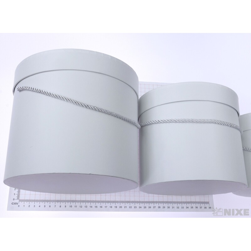 KVĚTINOVÝ BOX 3ks pr. 22x19cm 19x16 16x14*BÍLÁ