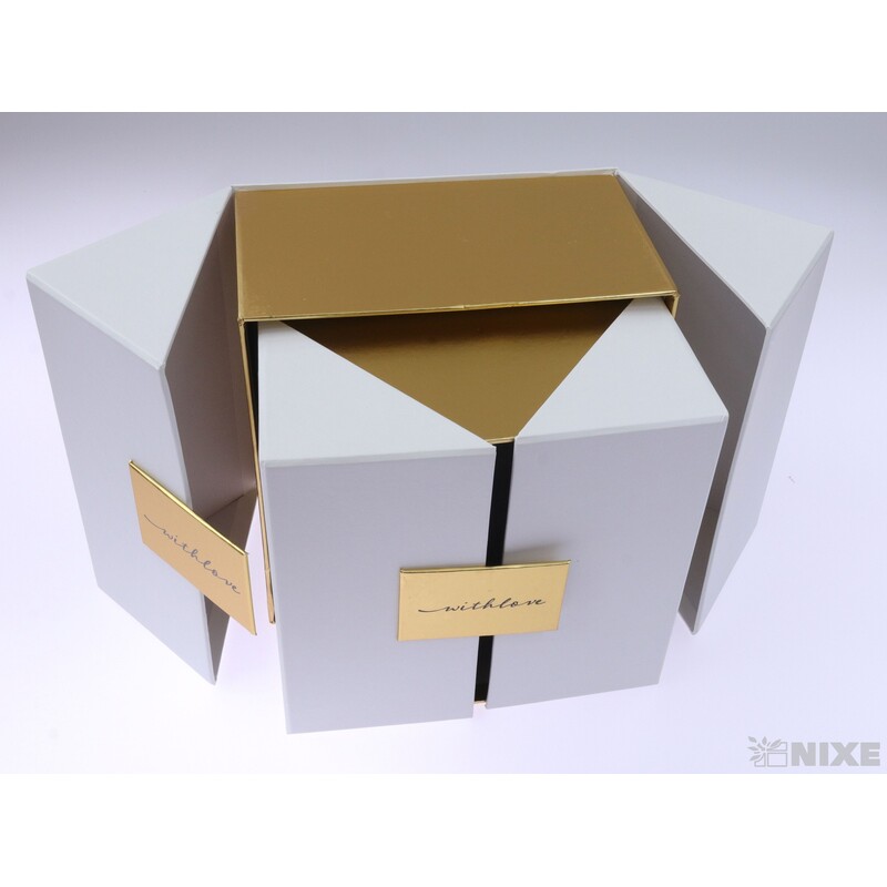 KRABICE 2ks 21x12cm 19X10*BÍLÁ