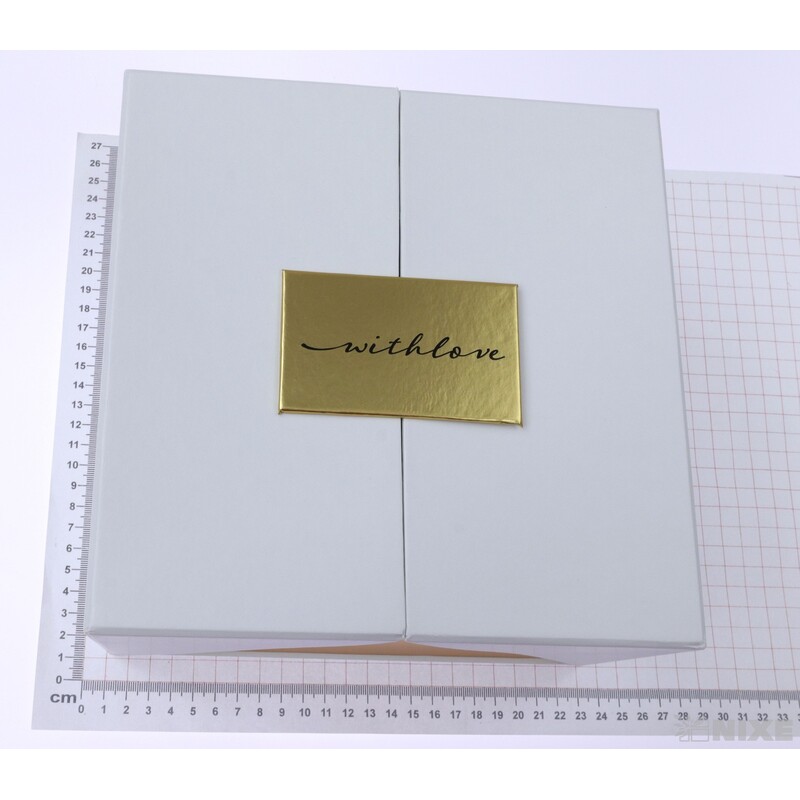 KRABICE 2ks 21x12cm 19X10*BÍLÁ