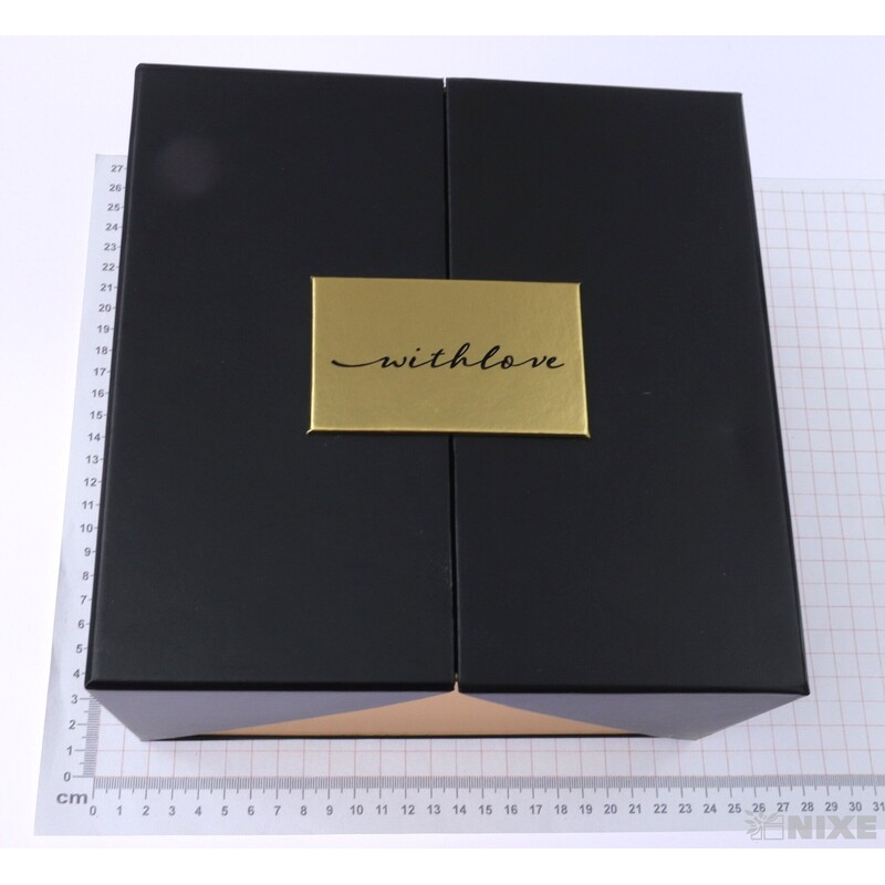 KRABICE 2ks 21x12cm 19X10*ČERNÁ