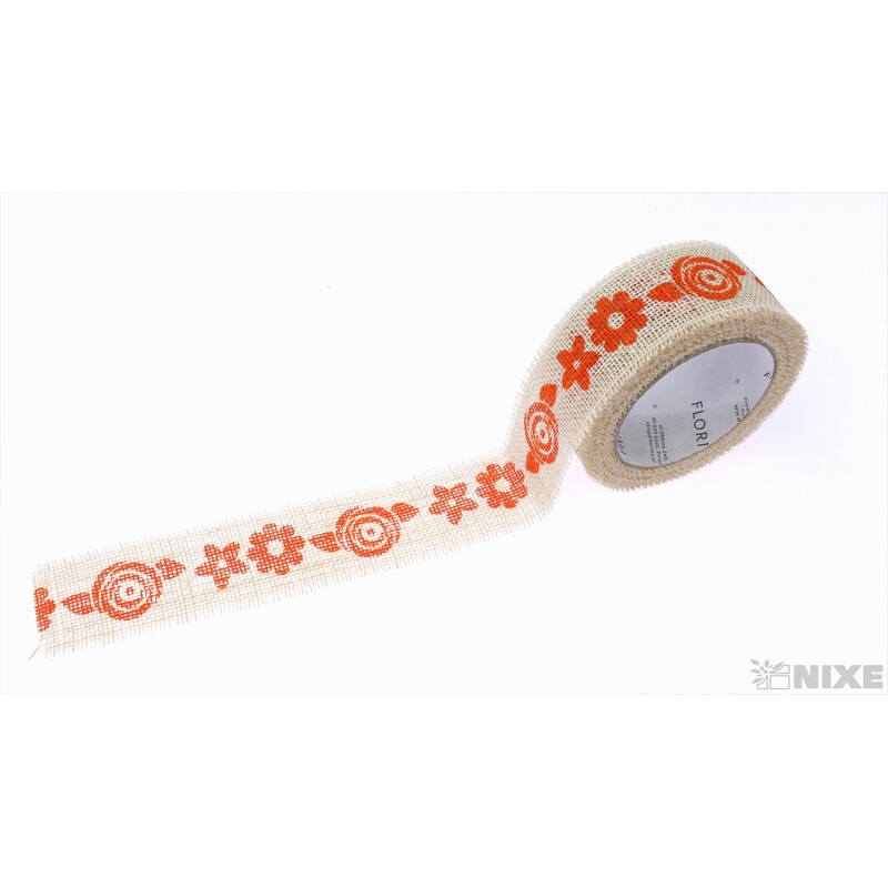 STUHA JUTA KVĚT 4,5cmx5m*ORANŽOVÁ