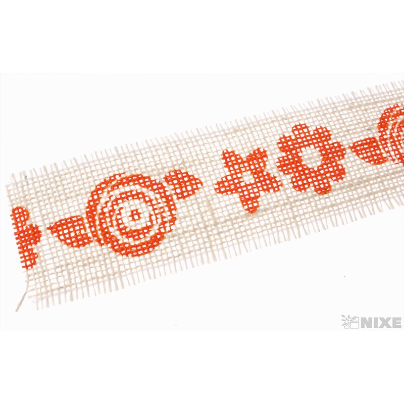 STUHA JUTA KVĚT 4,5cmx5m*ORANŽOVÁ