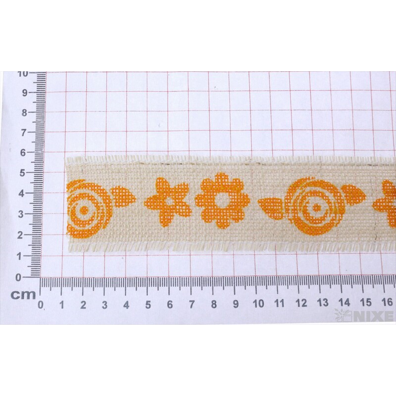 STUHA JUTA KVĚT 4,5cmx5m*ŽLUTÁ