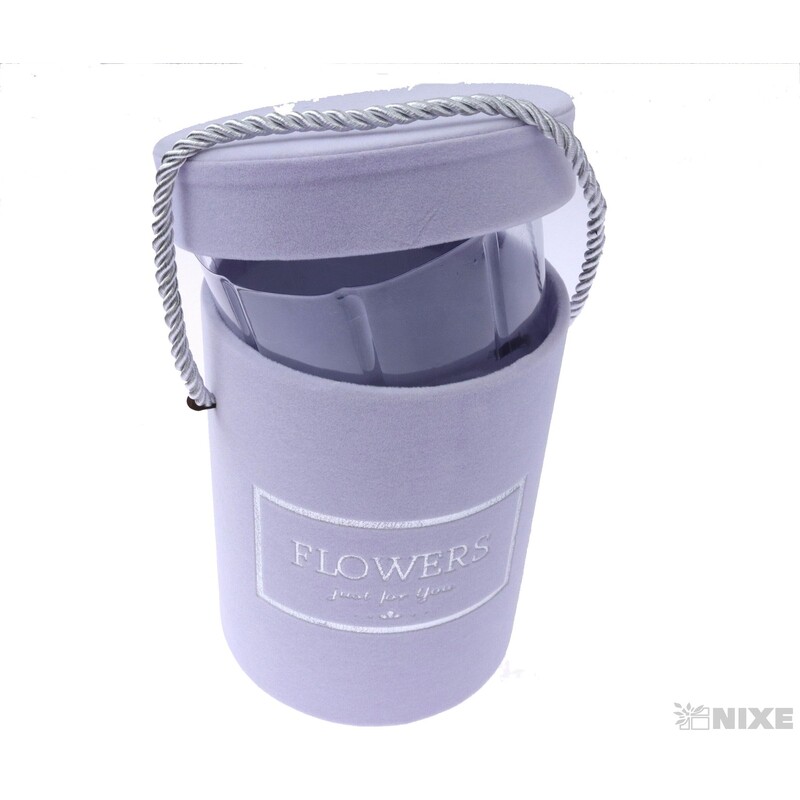 KVĚTINOVÝ BOX 12x14cm*FIALOVÁ