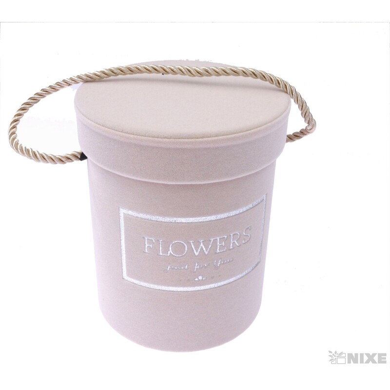 KVĚTINOVÝ BOX 12x14cm*RŮŽOVÁ