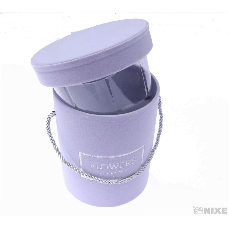 KVĚTINOVÝ BOX 14x18cm*FIALOVÁ