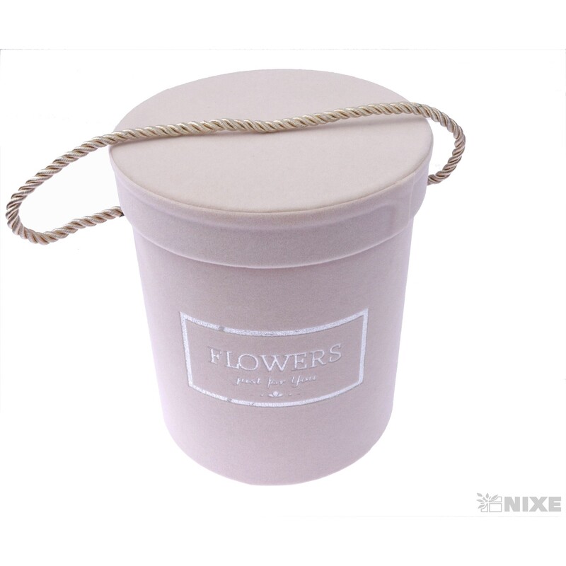 KVĚTINOVÝ BOX 14x18cm*RŮŽOVÁ