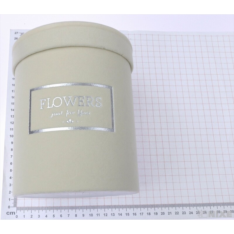 KVĚTINOVÝ BOX 14x18cm*KRÉMOVÁ