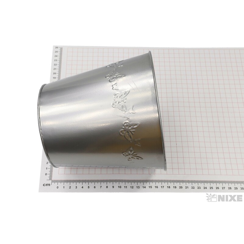 PLECHOVÝ OBAL 18x17cm*BÍLÁ