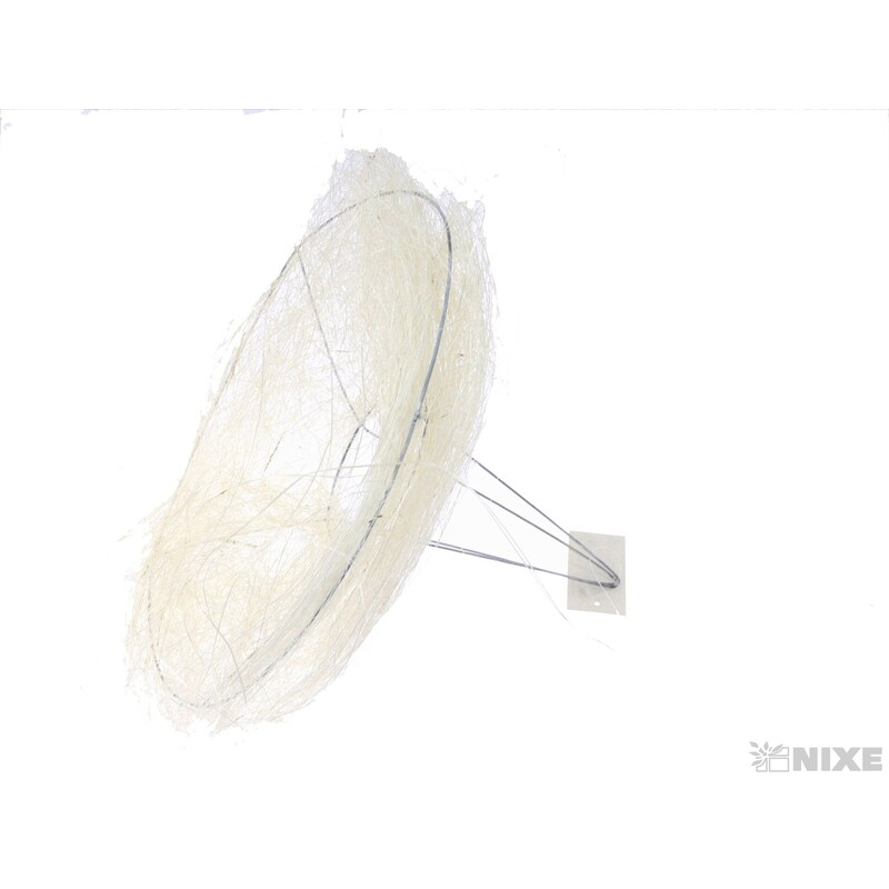 PODLOŽKA SISAL KRUH 25cm*BÍLÁ