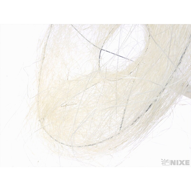 PODLOŽKA SISAL KRUH 25cm*BÍLÁ