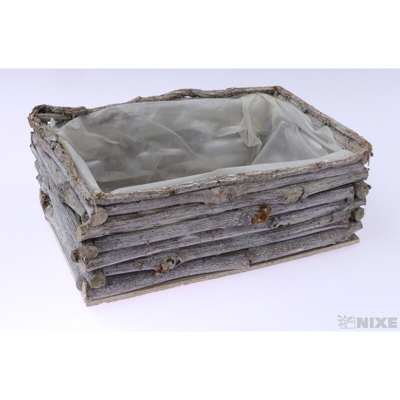 OBAL OBDÉLNÍK 19x12x8cm*ŠEDÁ