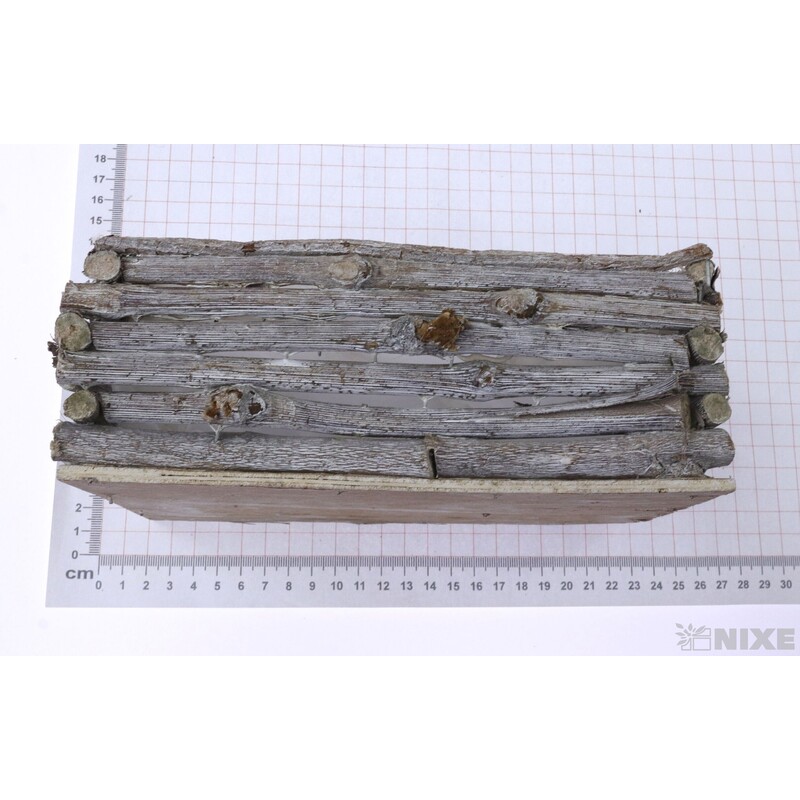 OBAL OBDÉLNÍK 19x12x8cm*ŠEDÁ