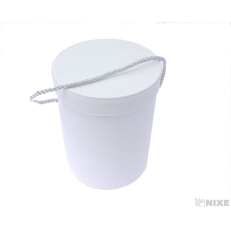 KVĚTINOVÝ BOX 14x18cm*BÍLÁ