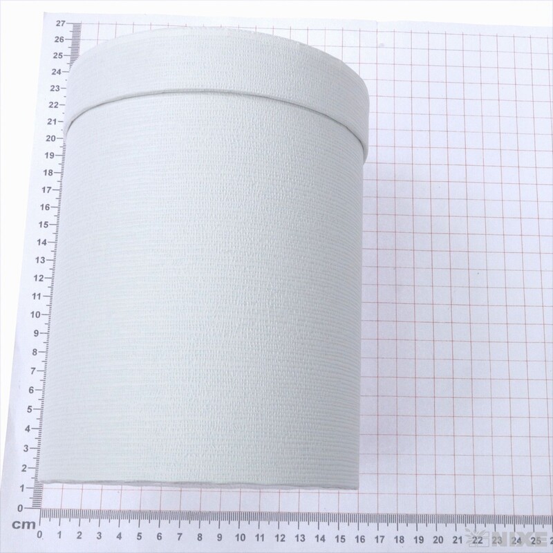 KVĚTINOVÝ BOX 14x18cm*BÍLÁ