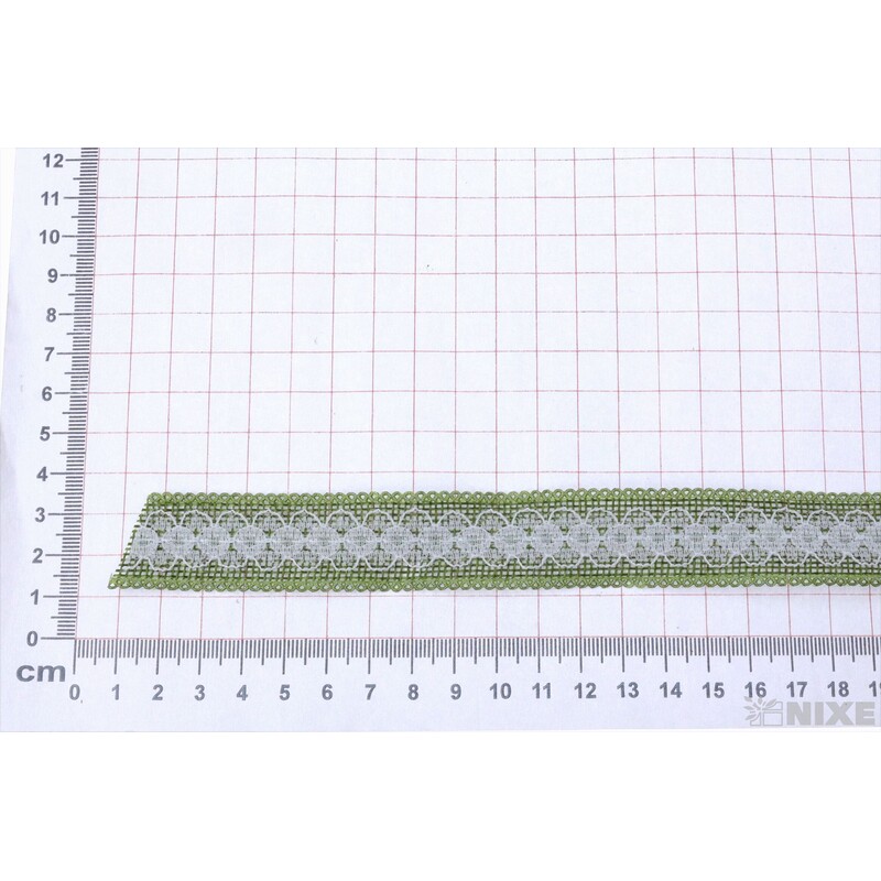 STUHA JUTA KRAJKA 25mmx7yd*ZELENÁ