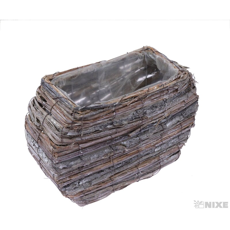 OBAL KŮRA 20x17x9cm*BÍLÁ