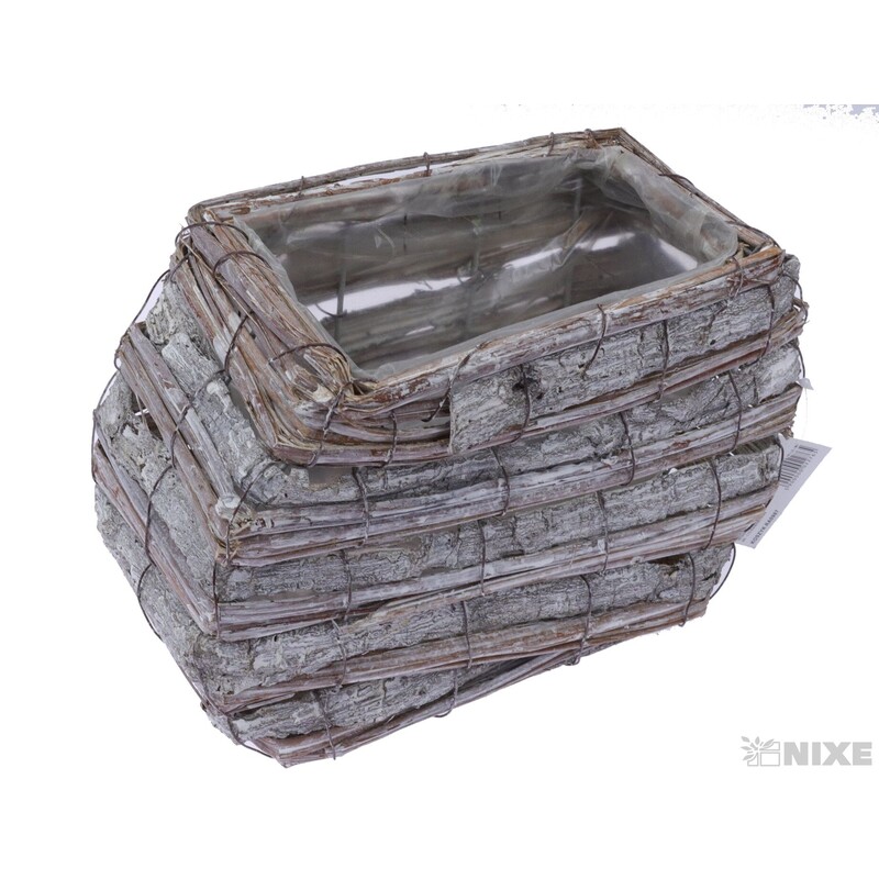 OBAL KŮRA 16x16x8cm*BÍLÁ