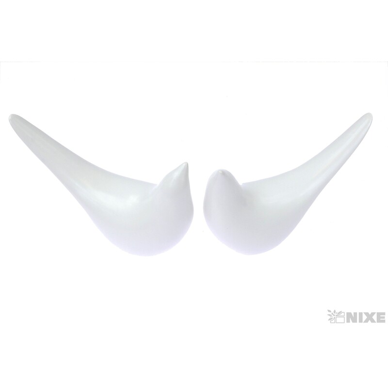 PTÁČEK KERAMIKA 17x11cm*BÍLÁ