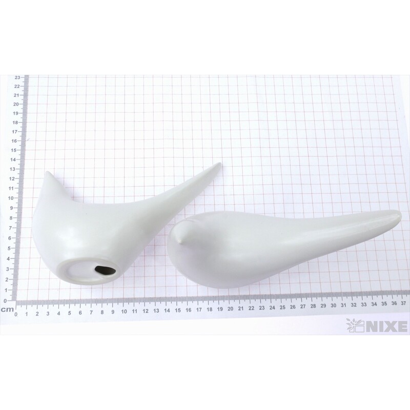 PTÁČEK KERAMIKA 17x11cm*BÍLÁ