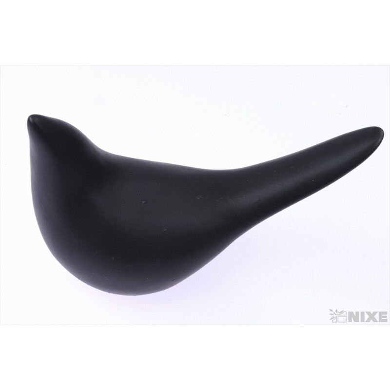 PTÁČEK KERAMIKA 12x8cm*ČERNÁ