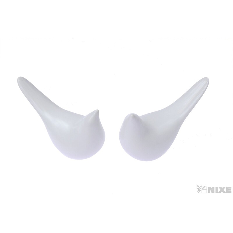 PTÁČEK KERAMIKA 12x8cm*BÍLÁ