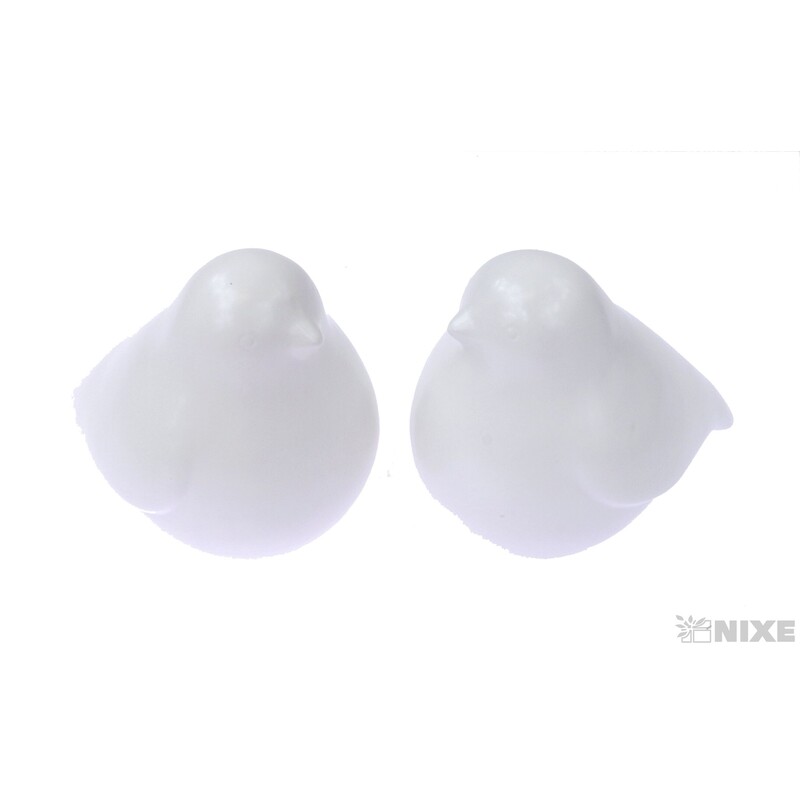 PTÁČEK KERAMIKA 13x10cm*BÍLÁ