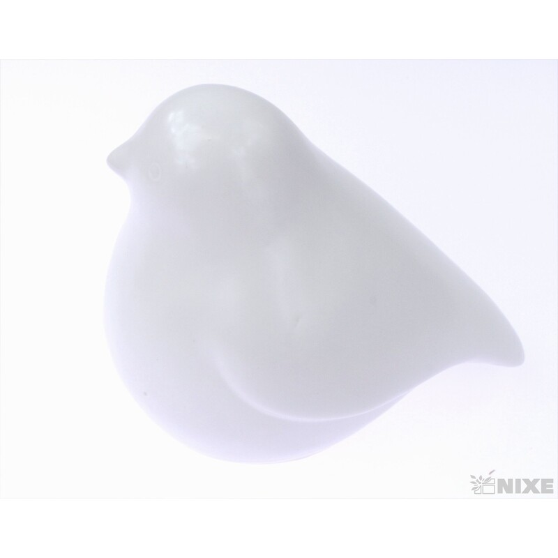 PTÁČEK KERAMIKA 13x10cm*BÍLÁ