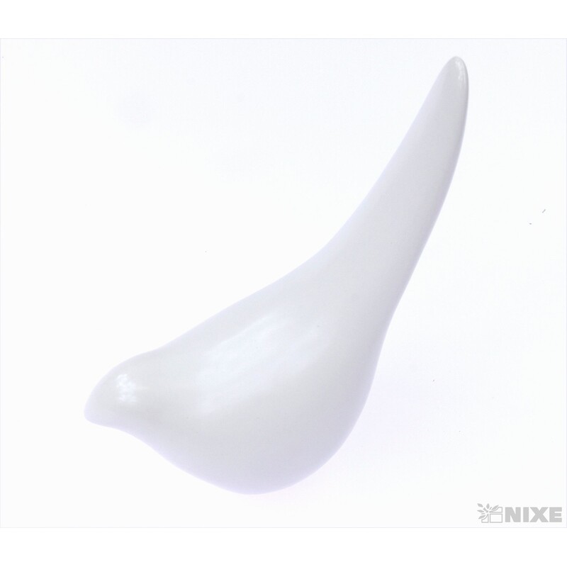 PTÁČEK KERAMIKA 14x7cm*BÍLÁ