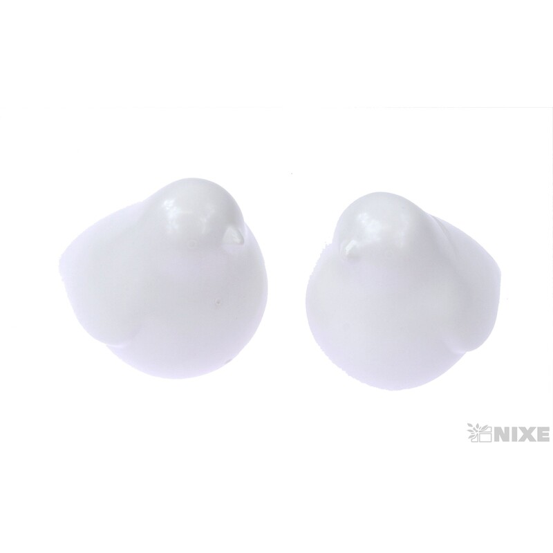 PTÁČEK KERAMIKA 12x8cm*BÍLÁ