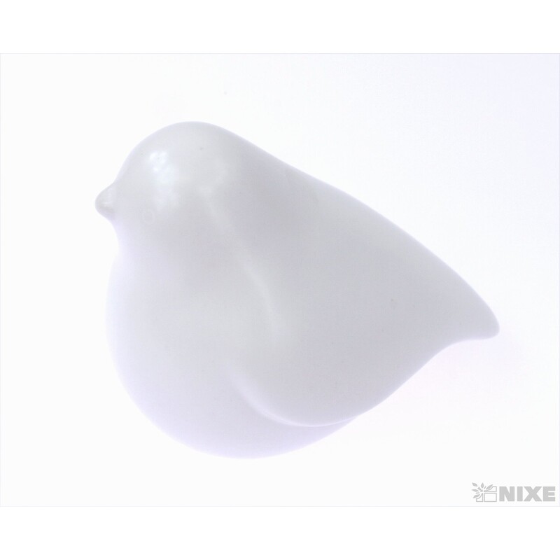 PTÁČEK KERAMIKA 12x8cm*BÍLÁ