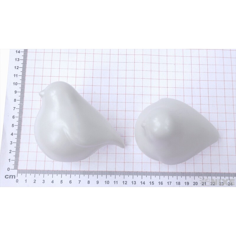 PTÁČEK KERAMIKA 12x8cm*BÍLÁ