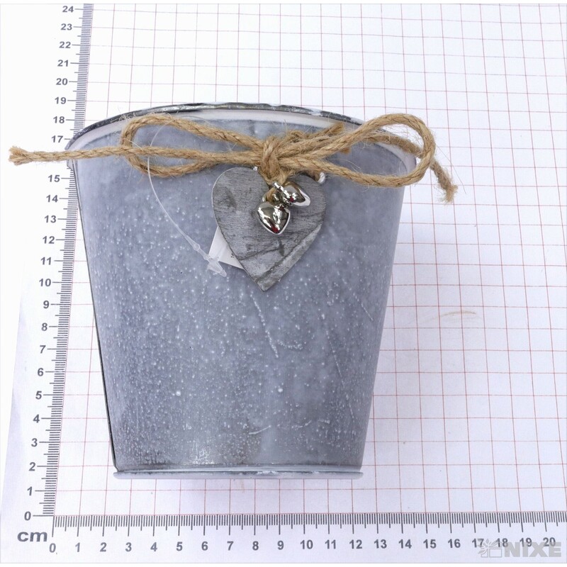 PLECHOVÝ OBAL 11x10cm*BÍLÁ