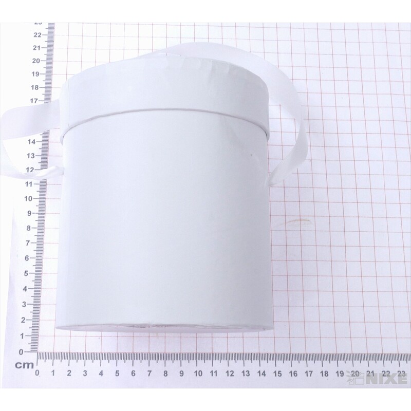 KVĚTINOVÝ BOX pr. 12x12cm*BÍLÁ