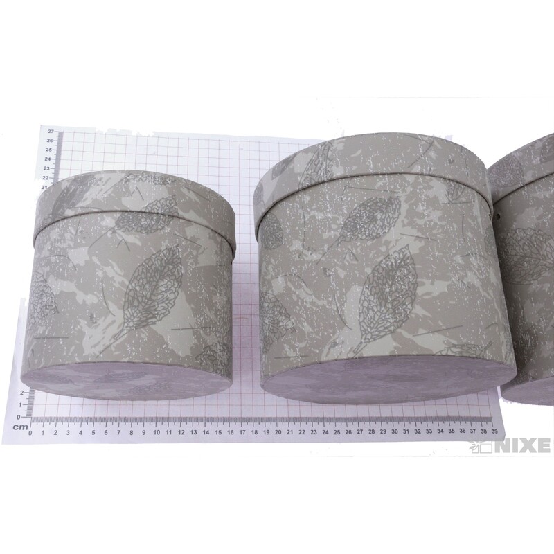 KVĚTINOVÝ BOX 3ks pr.20x17cm 17x16 14x12*MIX BAREV