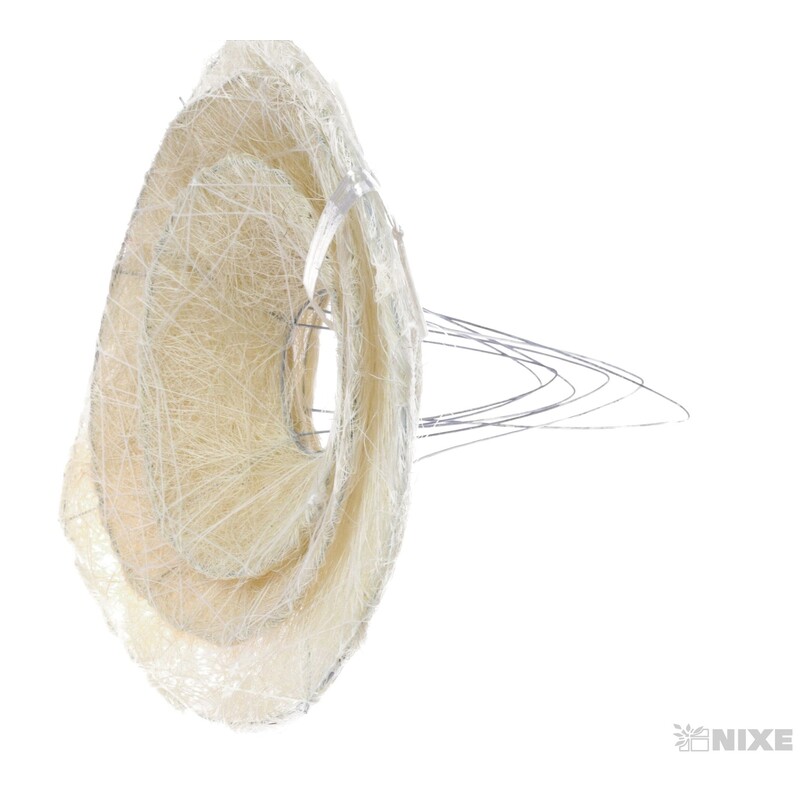 PODLOŽKA SISAL KRUH 26x11cm 20x9 15x5*BÍLÁ