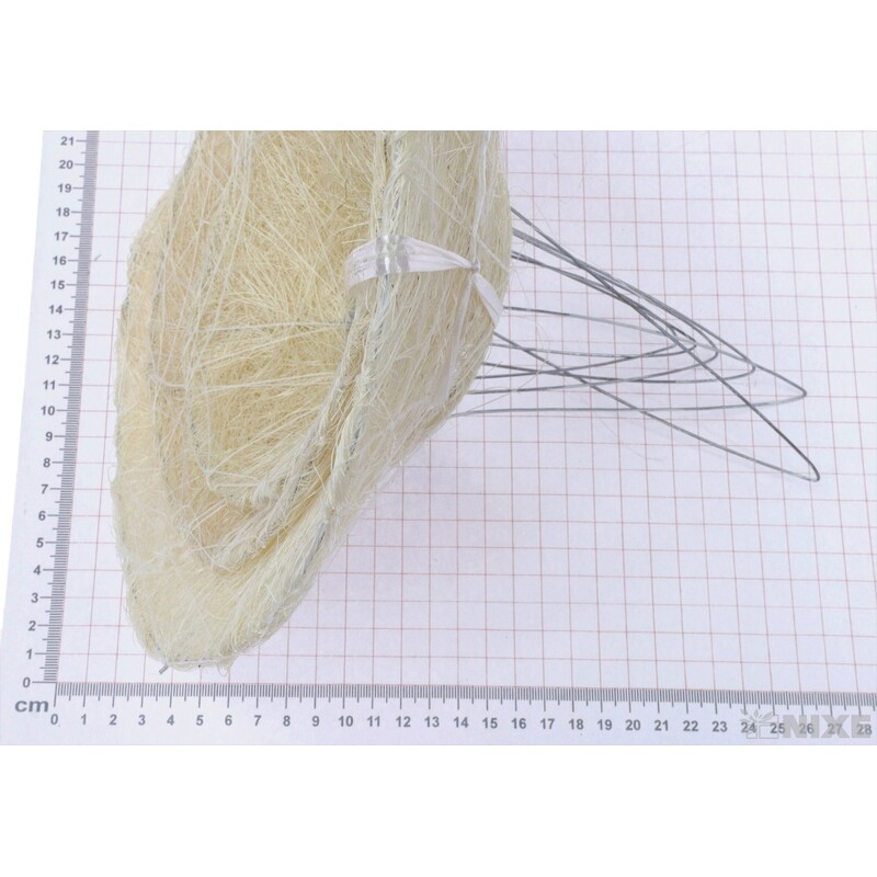 PODLOŽKA SISAL KRUH 26x11cm 20x9 15x5*BÍLÁ