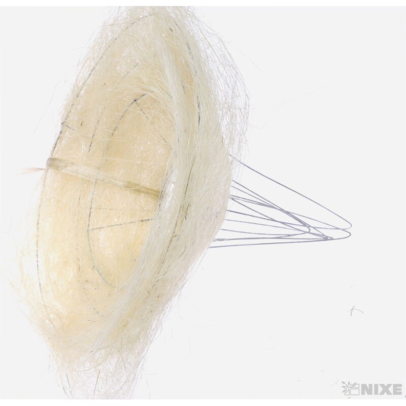 PODLOŽKA SISAL KRUH 25x11cm 20x9 15x5*BÍLÁ